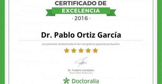 Doctoralia nos premia con el Certificado de Excelencia