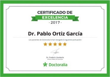 Certificado de Excelencia 2017